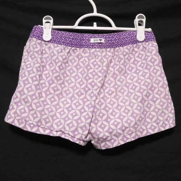 GAP KIDS, xl (12), purple / lavender pattern shorts - Picture 2 of 10